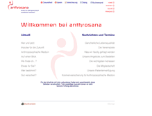 Tablet Screenshot of anthrosana.ch